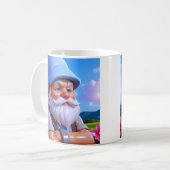 Zonne Tuinkabouter Koffiemok (Voorkant links)