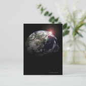 Zonne uit de ruimte briefkaart (Staand voorkant)