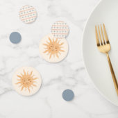 Zonne Vintage Zon Boho Baby Shower Confetti (Groep)