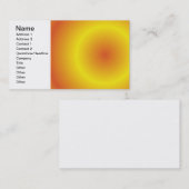 Zonne Visitekaartje (Voorkant / Achterkant)