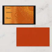 Zonne Visitekaartje (Voorkant / Achterkant)