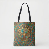 Zonne-vlucht boodschappentas tote bag (Voorkant)