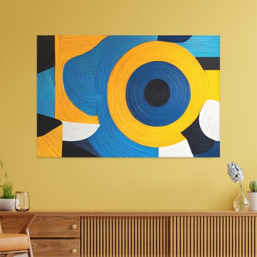 Zonne Vortex Canvas Afdruk (Insitu (Woonkamer))