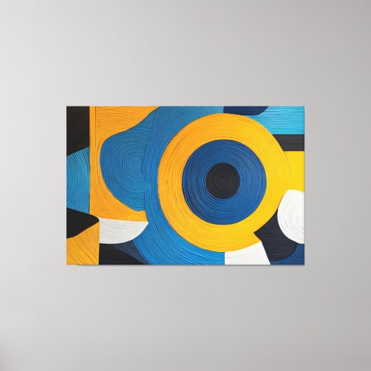 Zonne Vortex Canvas Afdruk (Voorkant)