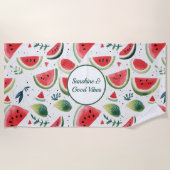 Zonne watermeloen handdoek (Voorkant)
