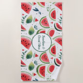 Zonne watermeloen handdoek (Voorkant)