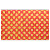 Zonne Zon Patroonontwerp Op Rood Stof (Fat Quarter)