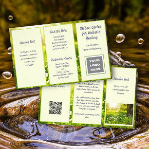 Zonne Zonneschijn Gezonde Buitenbusiness Logo Klei Flyer