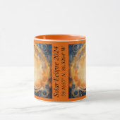 Zonne-zonnewende GPS coördinaten Kleurrijke Zonnem Mok (Midden)