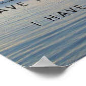 Zonneaanmoedigingsbijbel John 16:33 Poster (Hoek)