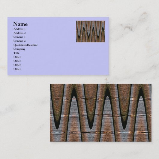 ZonneAbstract Visitekaartje (Voorkant / Achterkant)
