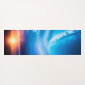 Zonneachtergrond yoga mat (Achterkant (horizontaal))