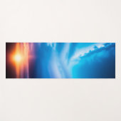 Zonneachtergrond yoga mat (Voorkant (horizontaal))