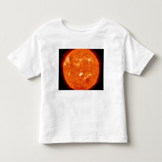 Zonneactiviteit op de zon 2 kinder shirts (Voorkant)