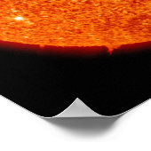 Zonneactiviteit op de zon 2 poster (Hoek)
