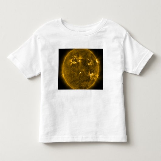 Zonneactiviteit op de zon 4 kinder shirts (Voorkant)