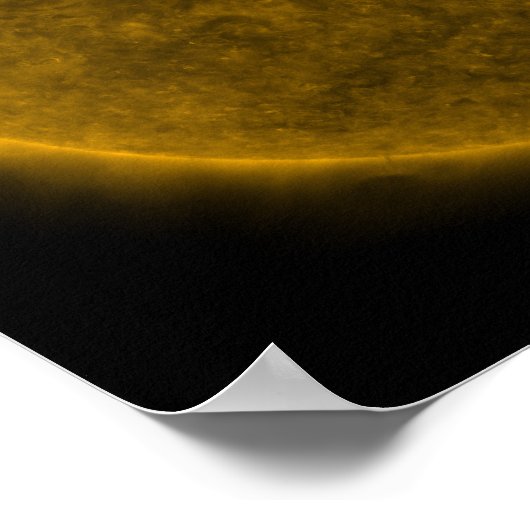 Zonneactiviteit op de zon 4 poster (Hoek)