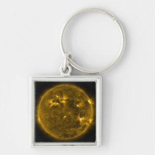 Zonneactiviteit op de zon 4 sleutelhanger
