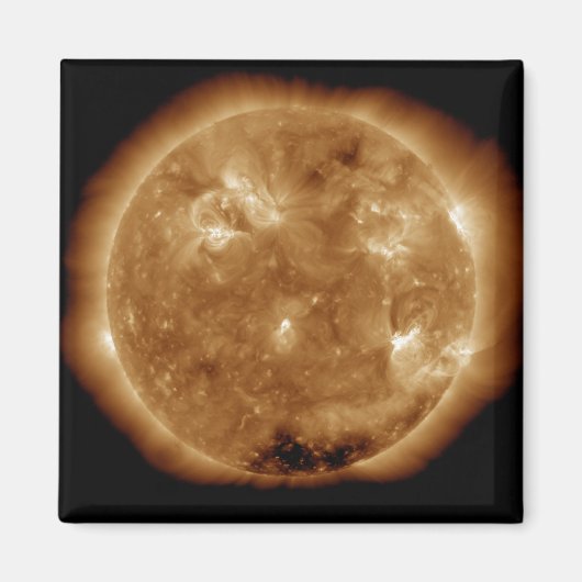 Zonneactiviteit op de zon 5 magneet (Voorkant)