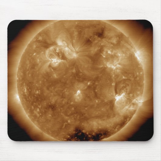 Zonneactiviteit op de zon 5 muismat (Voorkant)