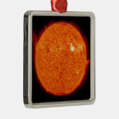 Zonneactiviteit op de zon metalen ornament (Rechts)