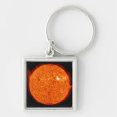 Zonneactiviteit op de zon sleutelhanger (Voorkant)