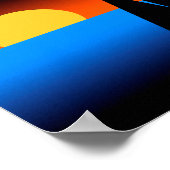 Zonneafdrukken Poster (Hoek)