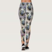 ZonneAfrikaanse Wilde Dog bedreigde oorspronkelijk Leggings (Achterkant)