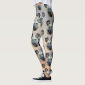 ZonneAfrikaanse Wilde Dog bedreigde oorspronkelijk Leggings (Links)