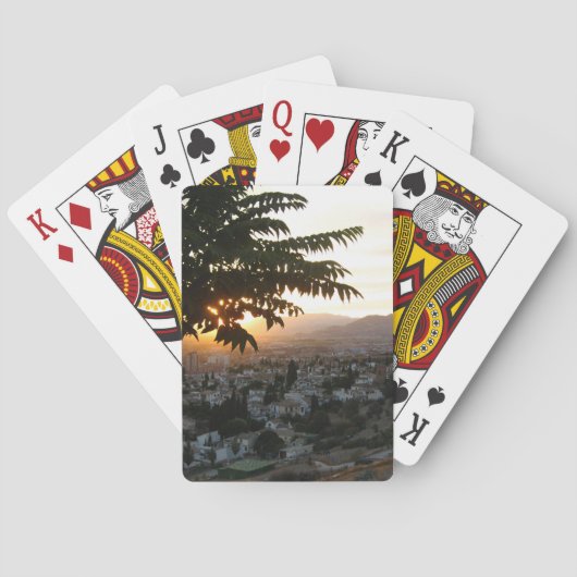 Zonneafspeelkaarten Pokerkaarten (Achterkant)