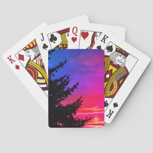 Zonneafspeelkaarten Pokerkaarten (Achterkant)