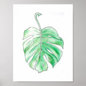 Zonneafzetting: Palm Leaf Poster (Voorkant)
