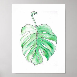 Zonneafzetting: Palm Leaf Poster