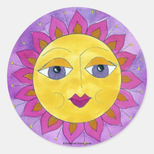 Zonneafzetting te ~ Stickers