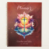 Zonneanker in een tropisch paradijs. planner (Voorkant)
