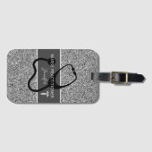 Zonnearts Glitter - Aangepast Bagagelabel (Voorkant (horizontaal))