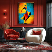 Zonnebaan – Moderne Abstracte Geometrische Wandkun