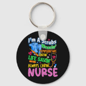 Zonnebaandefinitie Love Nursing Nursing School N Sleutelhanger (Voorkant)