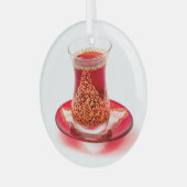 Zonnebaars Glas Ornament (Voorkant links)