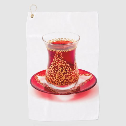 Zonnebaars Golfhanddoek (Voorkant)