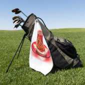 Zonnebaars Golfhanddoek (Groen)