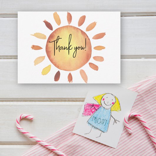 Zonnebaby shower bedankt