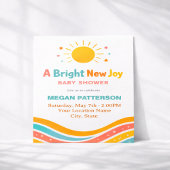 Zonnebaby Shower Uitnodiging | Helder Modern