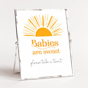 Zonnebaby's zijn zoete baby showers poster