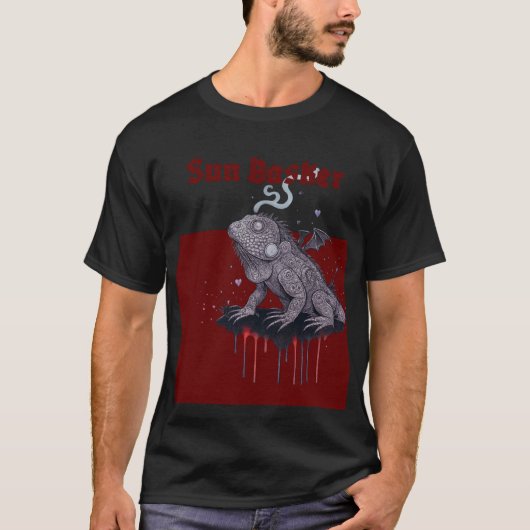 Zonnebadder T-shirt (Voorkant)