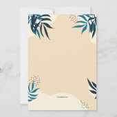 Zonnebaden Beauty Bachelorette Party Uitnodiging (Achterkant)