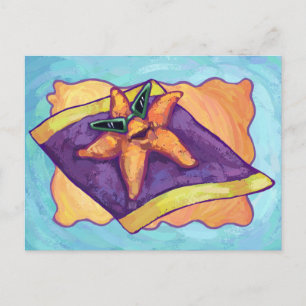 Zonnebaden Briefkaart