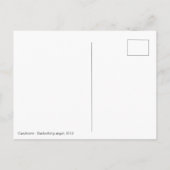 Zonnebaden engel Sweet cherub figurine CC0115 Briefkaart (Achterkant)