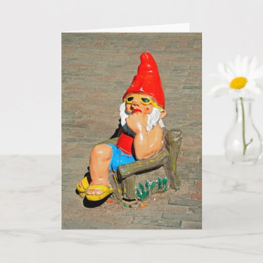 Zonnebaden gnome kaart (Kleine Plant)