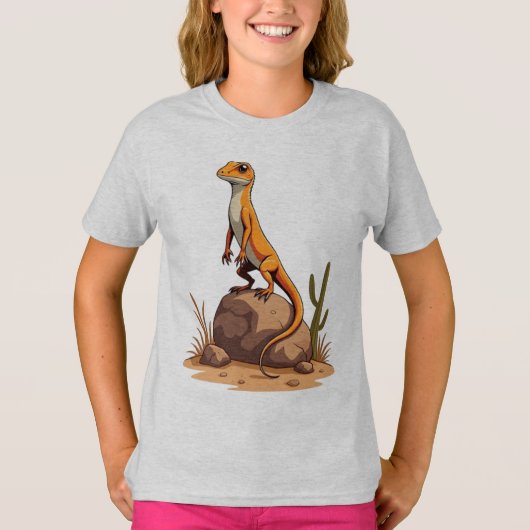 Zonnebaden Hagedis Vibes T-shirt (Voorkant)